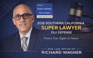 Richard Wagner recognized as a 2026 Southern California Super Lawyer for DUI defense in Orange County