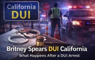 California DUI arrest investigation and legal process
