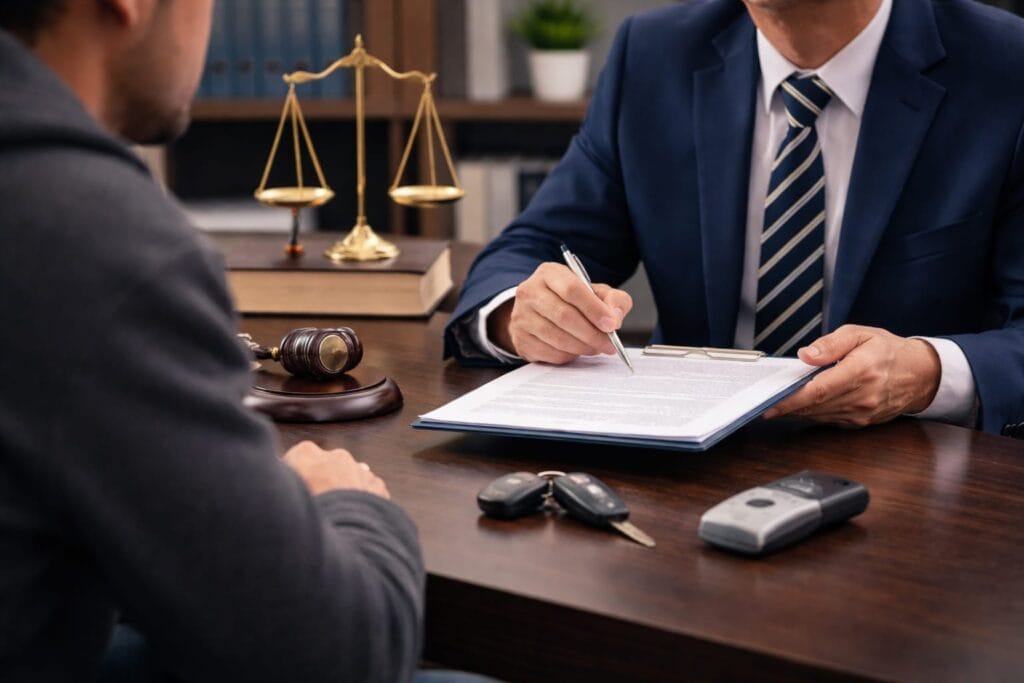 DUI attorney consultation in Orange County discussing case strategy