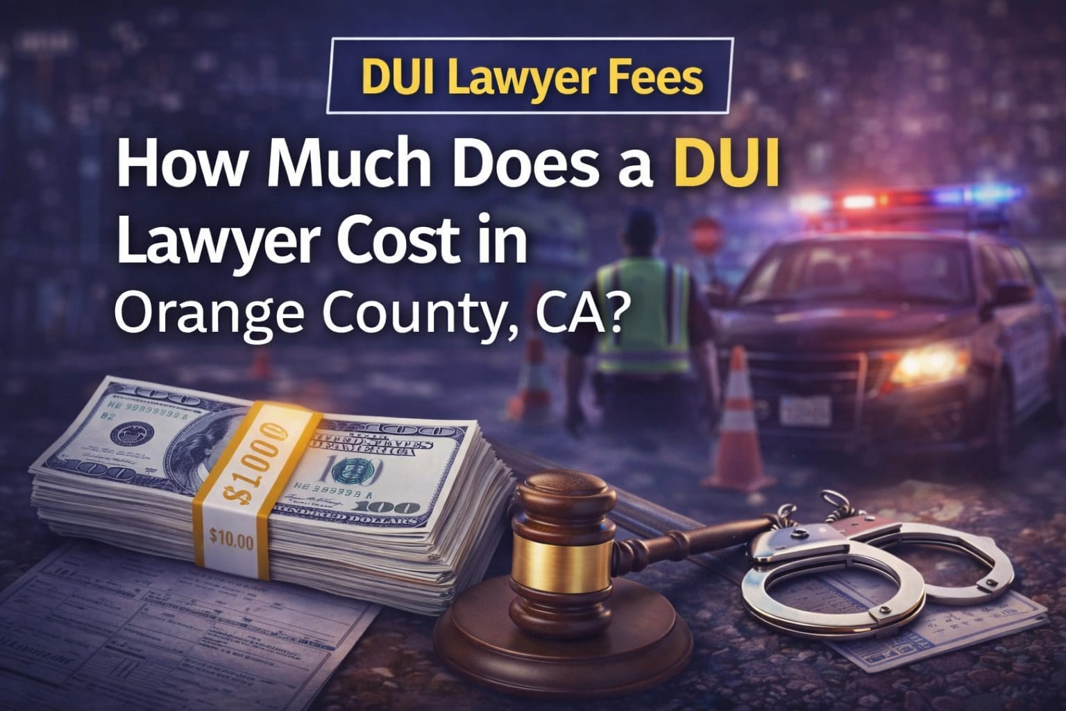 How Much Does a DUI Lawyer Cost in Orange County